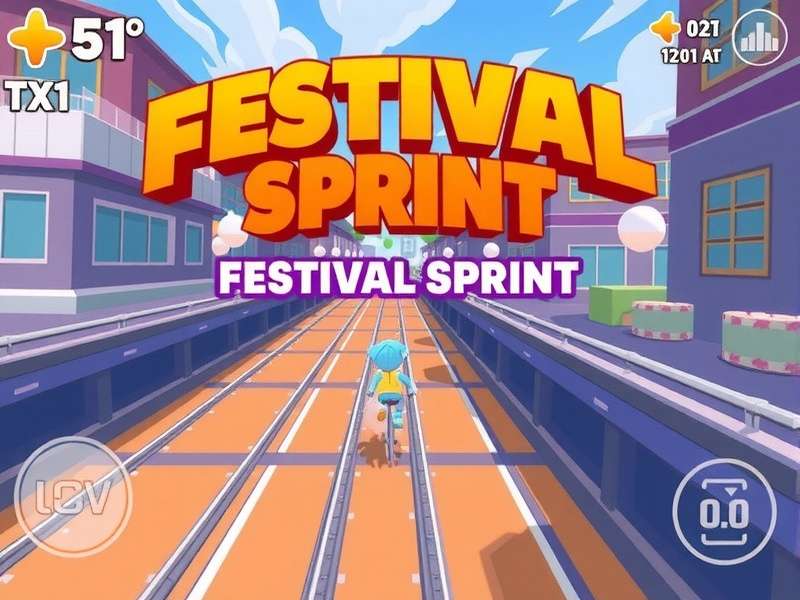Festival Sprint colorful racing gameplay Festival Sprint Gameplay